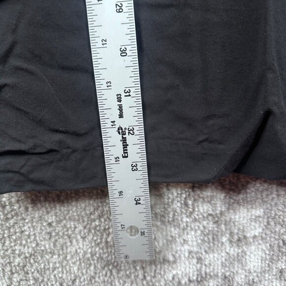 Theory Tank Dress 0 Womens Black Mini Elastic Waist Asymmetrical Shoulder - Picture 5 of 7